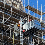 Plateforme de transport sur mats