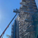 Plateforme de transport sur mats