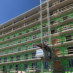 Plateforme de transport sur mats