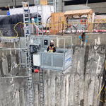 Plateforme de transport sur mats